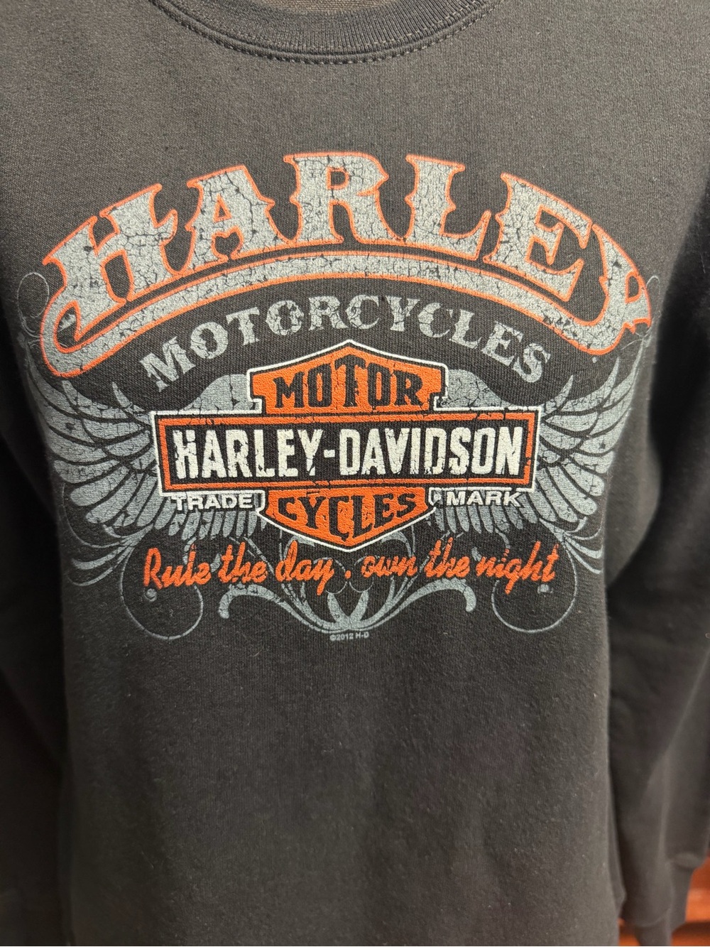 Hwy 101 Coos Bay Oregon Harley-Davidson Black Logo Sweatshirt